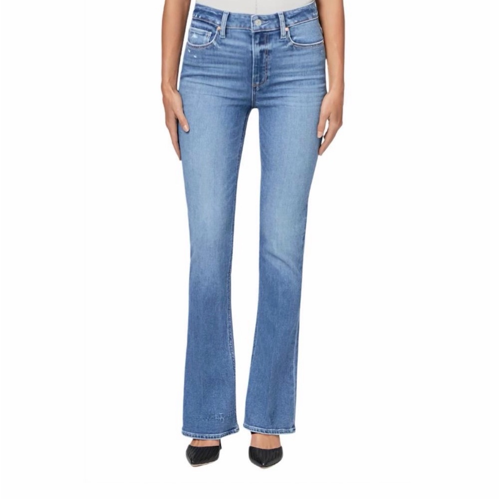 PAIGE Light Blue Flare Jeans